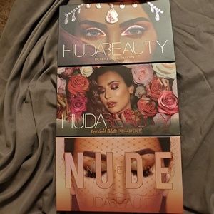 Huda Beauty eyeshadow palettes